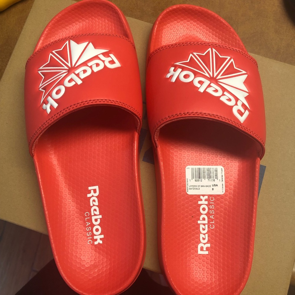 Reebok slides